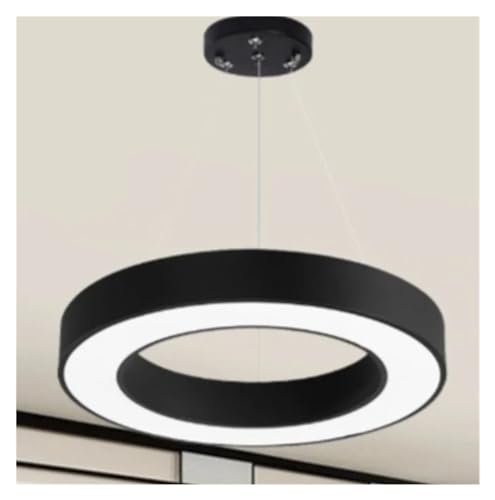 Licht, Moderne LED Schwarz Shop Pendelleuchte Beleuchtung Kompatibel mit Wohnzimmer Esszimmer Kammer Büro Arbeitszimmer Fitnessstudio Innendekor Hängelampe LED Decke von Generic
