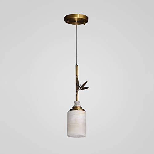 Licht, chinesischer Stil Schlafzimmer Nachttischlampe Gang Veranda Korridor Zen chinesischen Stil Blatt Jade Einzelkopf kleine Pendelleuchte Licht, chinesischer Stil Schlafzimmer Nachttischlampe Gang Veranda Korridor Zen chinesischen Stil Blatt Jade Einzelkopf kleine Pendelleuchte von Generic