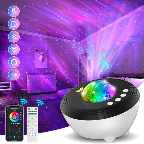 Lichtprojektor Mit Fernbedienung Und Bluetooth-Lautsprecher Led Star Sky Nachtlicht Mit Timer-Design Für Sensorische Musikparty Lichtprojektor Mit Fernbedienung Und Bluetooth-Lautsprecher Led Star Sky Nachtlicht Mit Timer-Design Für Sensorische Musikparty von Generic