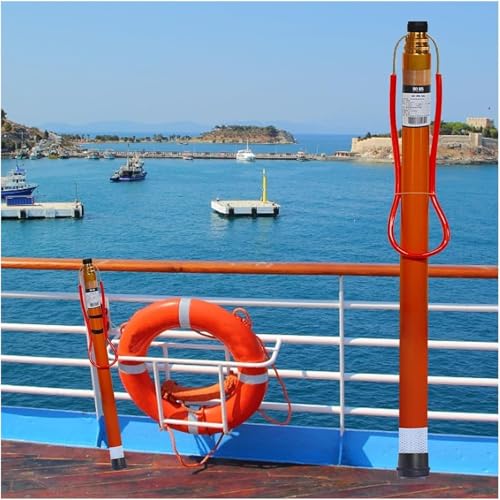 Life Saving Rescue Pole, Pool Rescue Hook with Pole Fibreglass Rescue Bar Pool Accessories Heavy Duty Portable Long Telescopic Professional Rescue Rod Rescue Rod(10m/33 ft) von Generic