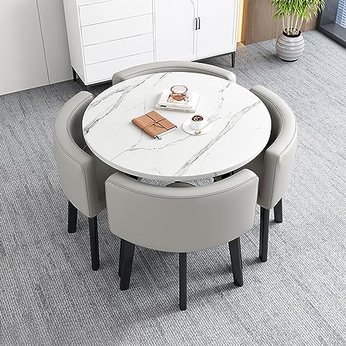 Light Gray Rezeption Schreibtisch Round Negotiation Table Conference Room Table Dining Table for Office & Hotel Small Meeting Room Furniture Balcony Use Modern Design Light Gray Rezeption Schreibtisch Round Negotiation Table Conference Room Table Dining Table for Office & Hotel Small Meeting Room Furniture Balcony Use Modern Design von Generic