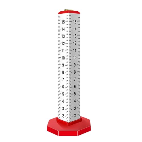 Lineal für gleiche Höhe - professionelle Fliesennivellanzeige, einstellbarer horizontaler Herrscher | Mehrzweckpositionierungswerkzeug für genaue Bodenfliesen-Installation, handliches Handwerkzeug von Generic