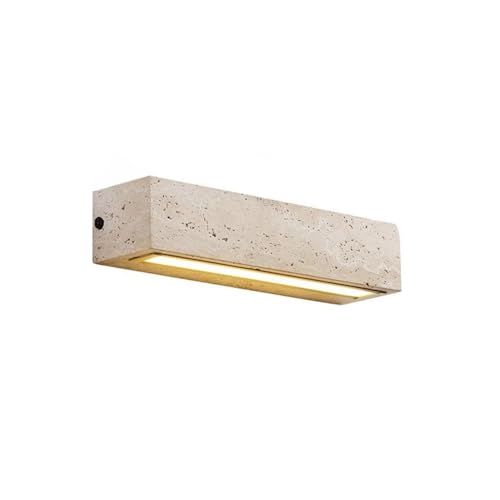 Lineare Wandlampe mit natürlichem Travertin-Schirm, LED-Wandleuchte im Bauernhausstil, für drinnen und draußen, Steinwandlaterne für Schlafzimmer, Wohnzimmer, Arbeitszimmer, Esszimmer, Flur, Treppe, Lineare Wandlampe mit natürlichem Travertin-Schirm, LED-Wandleuchte im Bauernhausstil, für drinnen und draußen, Steinwandlaterne für Schlafzimmer, Wohnzimmer, Arbeitszimmer, Esszimmer, Flur, Treppe, von Generic