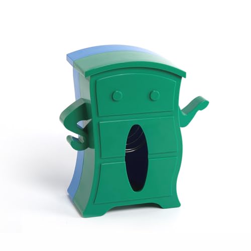 Little Man Desktop Tissue Box Niedlich Und Liebenswert Haushalt Multifunktionale Mit Heben Frühling Halter Für Wohnzimmer Auto Hotel Couchtisch Serviettenhalter Dispenser Storage Rack (grün-blau) von Generic