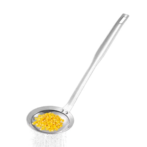 Löffel mit Löchern, Schlitzlöffel | Verdickter Siebeinsatz aus Edelstahl, Schöpflöffel, Küchenzubehör, Kochlöffel, Küchenhelfer zum Rühren, Servieren, Abtropfen von Generic