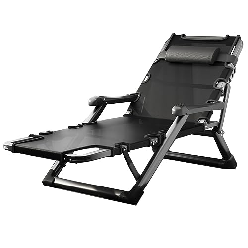 Lounge Chair – Verstellbarer, klappbarer Liegestuhl für die Terrasse mit Fußstütze für Pool, Garten, Strand Lounge Chair – Verstellbarer, klappbarer Liegestuhl für die Terrasse mit Fußstütze für Pool, Garten, Strand von Generic