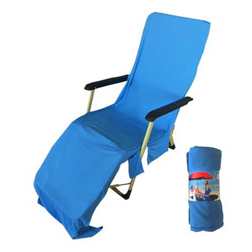 Lounge-Strandstuhl – Poolstuhl aus Mikrofaser, weicher Strandstuhl | Sonnenhaustuch im Freien im Freien, Rutschmatte für Strandstühle in robuster Passform Lounge-Strandstuhl – Poolstuhl aus Mikrofaser, weicher Strandstuhl | Sonnenhaustuch im Freien im Freien, Rutschmatte für Strandstühle in robuster Passform von Generic