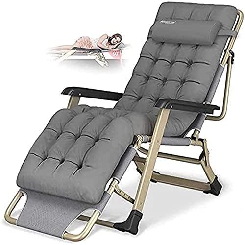 Lounge Stuhl Liegestuhl Klapp-Liegestühle Lounge Stuhl Mit Kopfstütze,Liegestühle Baumwolle Kissen Für Garten Outdoor Terrasse Liegestühle ?Liege von Generic