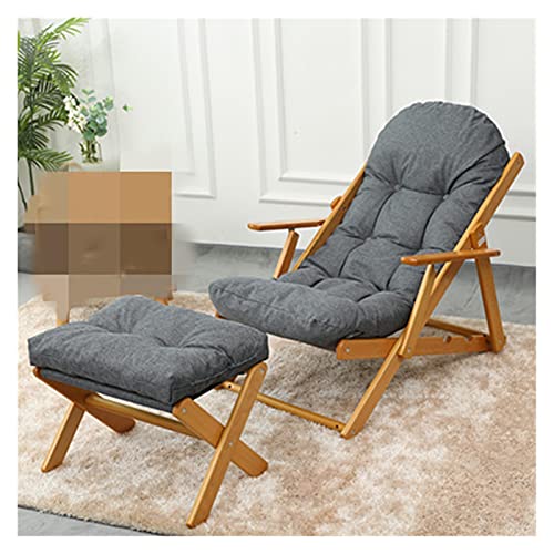 Loungesessel Tragbar ? Relaxsessel Camping Klappstühle,Ergonomische Terrasse Liegestuhl,Garten Freizeit,Terrasse Pool Strand Liegestühle (B Es gibt Pedale) von Generic