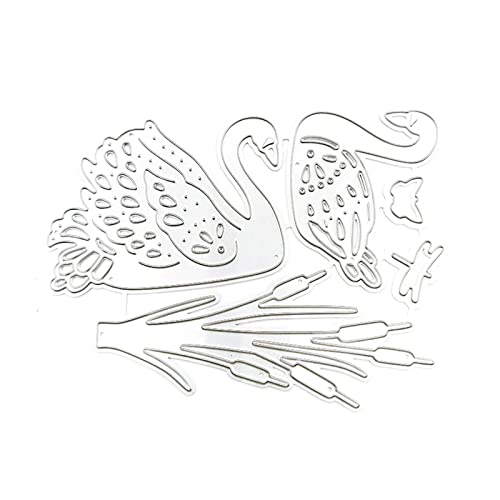 Love Birds Stanzschablone, Tier-Design, Metall, Stanzschablone, Werkzeug für DIY, Scrapbooking, Hochzeit, Einladung, Kartenherstellung von Generic