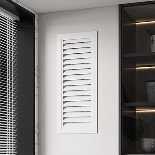 Lüftungsgitter Rechteckig für Schränke Kleiderschränke Schuhschränke, Eingebettet Abluftgitter aus Aluminiumlegierung, Robust und Langlebig(W 60 cm x H 30 cm) von Generic