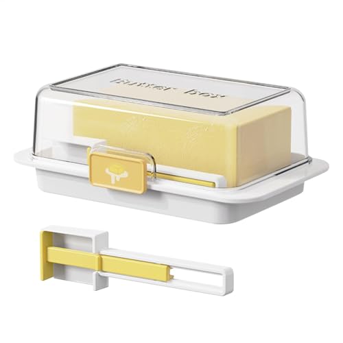 Luftdichte Butterdose mit Deckel – Butter-Trennbox – Butterhalter Tablett Behälter – Arbeitsplatte bedeckter Geschirrbehälter – einfache Schaufel Multifunktionaler Butterbehälter für von Generic