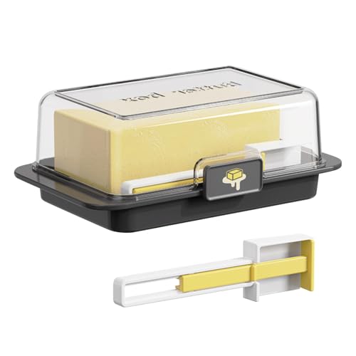 Luftdichte Butterdose mit Deckel – Butter-Trennbox – Butterhalter Tablett Behälter – Arbeitsplatte bedeckter Geschirrbehälter – einfache Schaufel Multifunktionaler Butterbehälter für von Generic