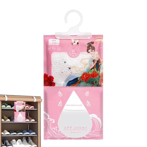 Luftentfeuchter für Kleiderschrank, 120 g effektive feuchtigkeitsbeständige Beutel – flexible feuchtigkeitsbeständige Tasche, Entfeuchterbeutel für Schränke, Bücherregale, Schlafzimmer von Generic