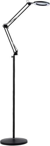 Lupen-stehlampe, 16w Dimmbares Standlicht, Verstellbare 8-fache Lupen-leselampe Mit 2 Farben, Verstellbare Schwenkarm-Lampe Craft Light, Für Beauty-nailart-Tattoos, Black Lupen-stehlampe, 16w Dimmbares Standlicht, Verstellbare 8-fache Lupen-leselampe Mit 2 Farben, Verstellbare Schwenkarm-Lampe Craft Light, Für Beauty-nailart-Tattoos, Black von Generic