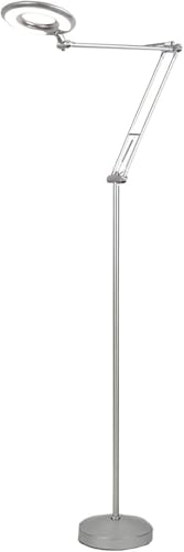Lupen-stehlampe, 16w Dimmbares Standlicht, Verstellbare 8-fache Lupen-leselampe Mit 2 Farben, Verstellbare Schwenkarm-Lampe Craft Light, Für Beauty-nailart-Tattoos, White Lupen-stehlampe, 16w Dimmbares Standlicht, Verstellbare 8-fache Lupen-leselampe Mit 2 Farben, Verstellbare Schwenkarm-Lampe Craft Light, Für Beauty-nailart-Tattoos, White von Generic
