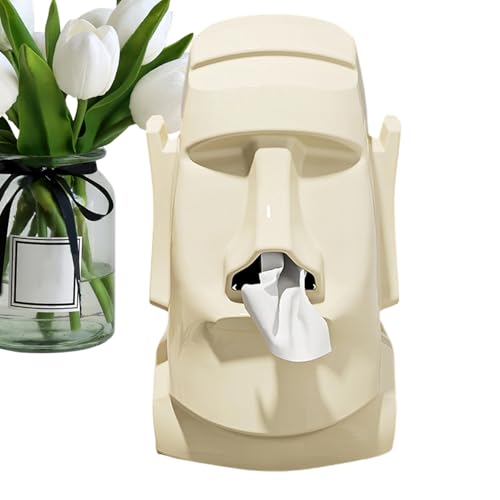 Lustiger Tissue Holder - Osterinsel Statue Napkinner Aufbewahrungsbox | Kopfhörerständer Ästhetische Aufbewahrung Organizer für Tischplatte Studie Küche Badezimmer Tischplatte Schlafzimmer Desktop Lustiger Tissue Holder - Osterinsel Statue Napkinner Aufbewahrungsbox | Kopfhörerständer Ästhetische Aufbewahrung Organizer für Tischplatte Studie Küche Badezimmer Tischplatte Schlafzimmer Desktop von Generic
