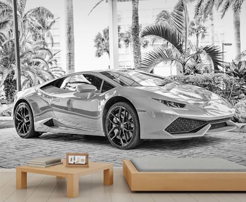 Luxuriöses Sportwagen Wandbild Tropische Zimmertapete Palmentapete Moderne Architektur Wandtapete für Schlafzimmer Wandbild Poster für Wohnzimmer Schlafzimmer Kinderzimmer Sofa Tv Hintergrund Dekor Luxuriöses Sportwagen Wandbild Tropische Zimmertapete Palmentapete Moderne Architektur Wandtapete für Schlafzimmer Wandbild Poster für Wohnzimmer Schlafzimmer Kinderzimmer Sofa Tv Hintergrund Dekor von Generic