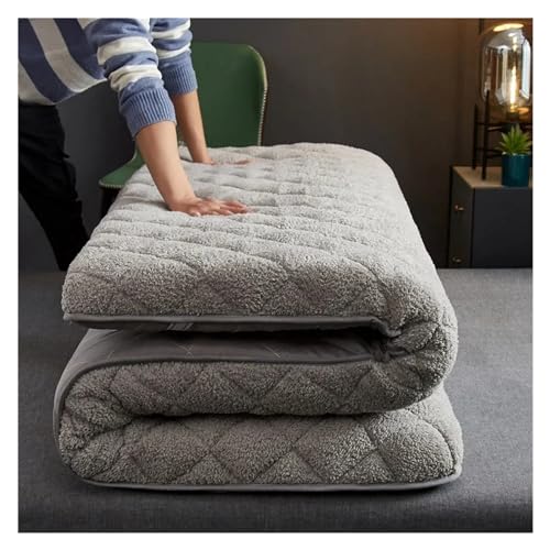 Luxus King Size Matratze mit Lammwolle für rutschfesten Komfort Grau 200 x 220 x 3 cm Luxus King Size Matratze mit Lammwolle für rutschfesten Komfort Grau 200 x 220 x 3 cm von Generic