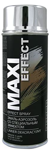 MAXI-SPECIAL | Acryl-Sprühlack | SILBER | Chrom-Effekt | Glänzend | Für verschiedene Oberflächen | Effizient | Kein Pinsel erforderlich | Schlierenfrei | Gut deckend | 400 ml (SILVER MX0010) von Generic