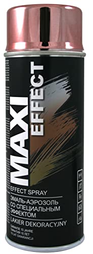 MAXI-SPEZIAL | Acryl-Sprühfarbe | Kupfer | Mit Chromeffekt | Dekorativ | Für verschiedene Oberflächen | Zur Renovierung | Effizient 400 ml (COPPER MX0012) von Generic