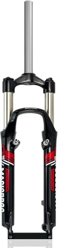MTB Federgabel 26 Zoll Mountainbike Vorderradgabel 100mm Federweg Aluminiumlegierung Mechanische Gabel 1 1/8 Straight Rohr Schulter Control Qr, Black 26in, RED MTB Federgabel 26 Zoll Mountainbike Vorderradgabel 100mm Federweg Aluminiumlegierung Mechanische Gabel 1 1/8 Straight Rohr Schulter Control Qr, Black 26in, RED von Generic