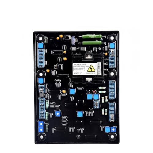 MX321 AVR PMG Permanent Magnet Generator Automatische Spannungs Regler Stabilisator Control Panel Drei Phase Aggregat Ersatzteile(MX321 red capacitor) von Generic