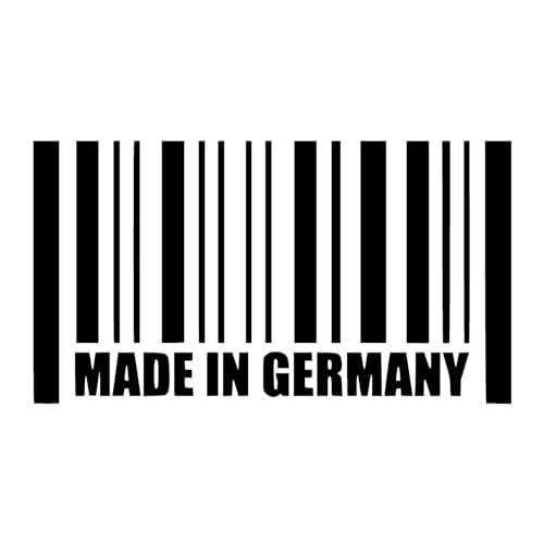 Made in Germany Barcode Aufkleber Tuning Deutschland Sticker 18 Farben 5 Größen von Generic