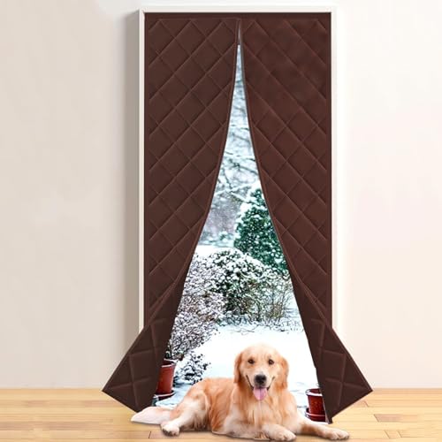 Magnet WäRmeschutzvorhang FüR TüRen, Thermo Türvorhang Kälteschutz, Isolier Schutz Vorhang, Wasserdicht, Winddicht Heavy-Duty-Baumwolle Trennvorhang Automatisch Schließen 70-260cm(Coffee,240x230cm) Magnet WäRmeschutzvorhang FüR TüRen, Thermo Türvorhang Kälteschutz, Isolier Schutz Vorhang, Wasserdicht, Winddicht Heavy-Duty-Baumwolle Trennvorhang Automatisch Schließen 70-260cm(Coffee,240x230cm) von Generic