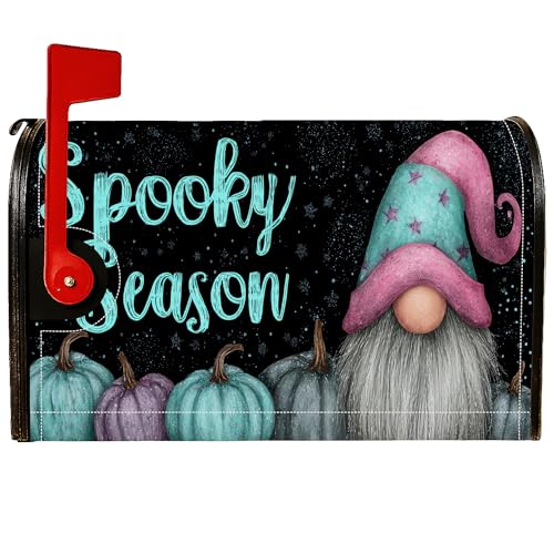 Magnetische Briefkastenabdeckungen, Halloween, Fantasievoller Kürbis, Sterne, Halloween, Türkis, Briefkasten-Schutz für Veranda, Dekoration, 45,7 x 53,3 cm Magnetische Briefkastenabdeckungen, Halloween, Fantasievoller Kürbis, Sterne, Halloween, Türkis, Briefkasten-Schutz für Veranda, Dekoration, 45,7 x 53,3 cm von Generic