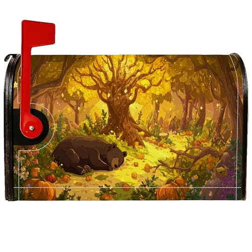 Magnetische Briefkastenabdeckungen, Herbst, rustikaler Baum, Kürbis, Herbst, goldene Briefkastenhaut für Outdoor-Dekorationen, 45,7 x 53,3 cm Magnetische Briefkastenabdeckungen, Herbst, rustikaler Baum, Kürbis, Herbst, goldene Briefkastenhaut für Outdoor-Dekorationen, 45,7 x 53,3 cm von Generic