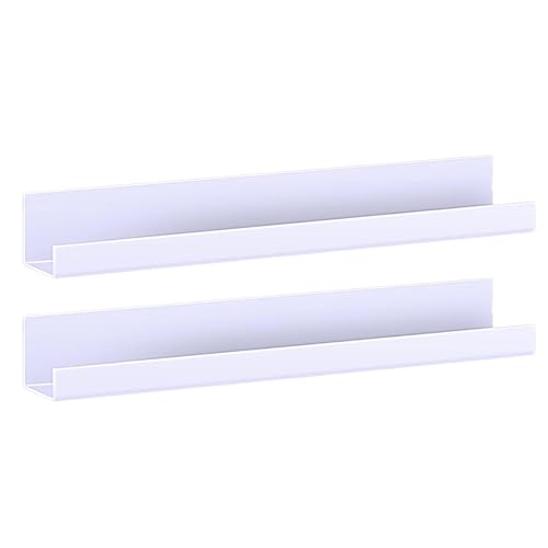 Magnetischer Buchhalter – Packung mit 2 magnetischen Bücherregalen, schwimmende Acrylregale | Wiederverwendbare Küchenregale, schwimmendes Kühlschrankregal ohne Punsch für die Kinderzimmer Magnetischer Buchhalter – Packung mit 2 magnetischen Bücherregalen, schwimmende Acrylregale | Wiederverwendbare Küchenregale, schwimmendes Kühlschrankregal ohne Punsch für die Kinderzimmer von Generic