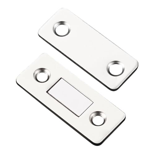 Magnetischer Türverschluss - Leistungsstarke Magnete für Schrank, 2er-Pack Schrankschlösser aus kaltgewalztem Stahl mit starkem Magnetverschluss für Arm Magnetischer Türverschluss - Leistungsstarke Magnete für Schrank, 2er-Pack Schrankschlösser aus kaltgewalztem Stahl mit starkem Magnetverschluss für Arm von Generic