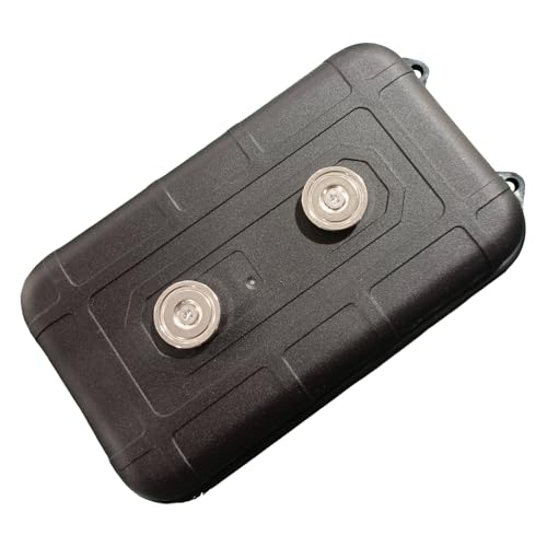 Magnetschlüsselbox für Under Car - Rostsicherer Sicherheitsbehälter, Hidden Key Vault | Stahlhideaway -Einheit mit robuster Schließung für die Platzierung automatischer Unterfahrt, Nutzung von Outdoor von Generic