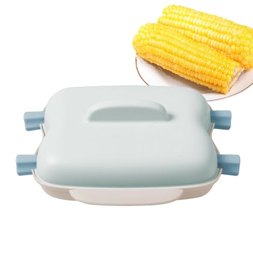 Mais die COB -Mikrowelle - Mikrowellenmais -Dampfschalter mit Deckel, Mikrowellen Mais -Cob -Kocher | Spülmaschine sichere Mikrowellendampfer für köstliche und perfekt gekochte Mais, multifunktionale von Generic