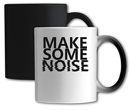 Make Some Noise Equalizer Fonted Graphic Magische Tasse Keramik von Generic