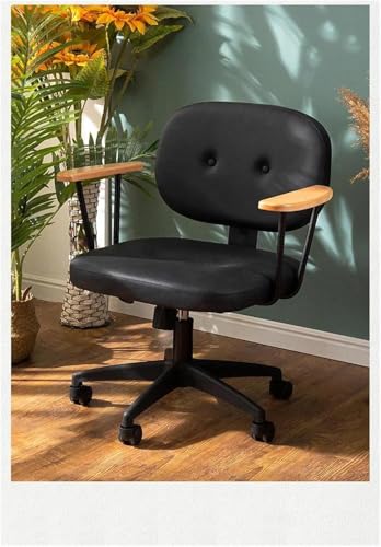 Manager-stühle, Computerstuhl Home Office Stuhl Lift Drehstuhl Arbeitszimmer Einfacher Rückenlehnensitz Schlafzimmer Schlafsaal Schreibtisch Stuhl, D, One Size von Generic
