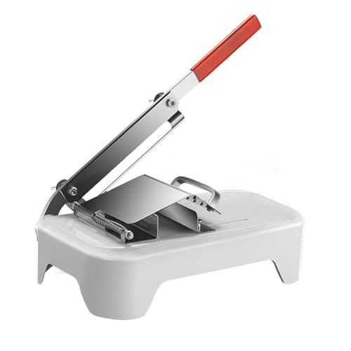 Manuelle Fleischschneidemaschine - Handbuch Rippen Fleischschneider, Biltong Slicer | Gefrierfleischschneider aus Edelstahl, Langlebige Fleischerbeil-Maschine für Kochen von Barbecue Hot Pot zu Hause Manuelle Fleischschneidemaschine - Handbuch Rippen Fleischschneider, Biltong Slicer | Gefrierfleischschneider aus Edelstahl, Langlebige Fleischerbeil-Maschine für Kochen von Barbecue Hot Pot zu Hause von Generic