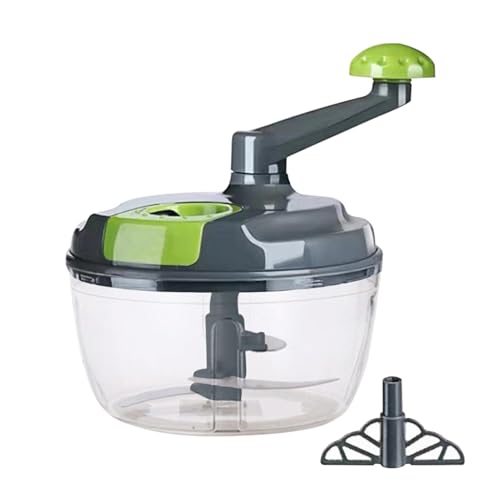 Manuelle Küchenmaschine, manueller Fleischwolf | Multifunktionaler Handkurbel-Chopper mit Handkurbel, klappbarer Handkurbel, Lebensmittelzerkleinerer mit Behälter für Camping, Picknick Manuelle Küchenmaschine, manueller Fleischwolf | Multifunktionaler Handkurbel-Chopper mit Handkurbel, klappbarer Handkurbel, Lebensmittelzerkleinerer mit Behälter für Camping, Picknick von Generic