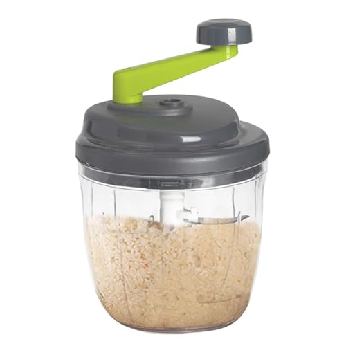 Manueller Zwiebelzerkleinerer - Gemüseschneider mit Behälter, rotierender Zwiebelzerkleinerer mit Kurbel für Küchenmaschine, Zerkleinerer für Karotten und Knoblauch für Salate in der Küche für Tritar Manueller Zwiebelzerkleinerer - Gemüseschneider mit Behälter, rotierender Zwiebelzerkleinerer mit Kurbel für Küchenmaschine, Zerkleinerer für Karotten und Knoblauch für Salate in der Küche für Tritar von Generic