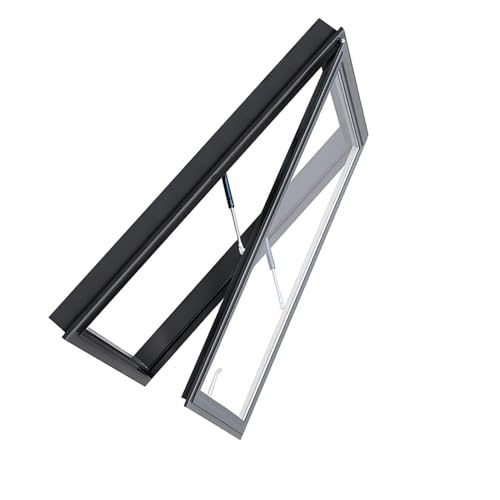 Manuelles Aluminium -Dachfenster mit Aluminium. Small opening for drainage 80x100cm Manuelles Aluminium -Dachfenster mit Aluminium. Small opening for drainage 80x100cm von Generic