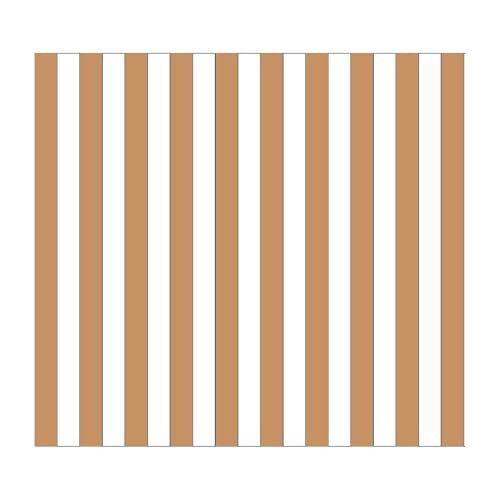 Markisenbespannung für Terrasse mit Volant, Ersatz für Markisenstoff Wasserabweisend Sonnenschutz, Gestreifte Markisentuch(Yellow,400x300cm(13x10ft)) von Generic
