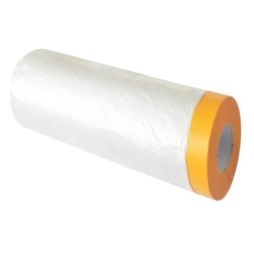 Maskierfilm mit selbstklebendem Klebeband für schnelle Malerei, Plastikstaubblätter für Möbel, Boden, Wand, Schrank und Autoschutz während der Renovierungsprojekte 8 Rolls 3mx20m Maskierfilm mit selbstklebendem Klebeband für schnelle Malerei, Plastikstaubblätter für Möbel, Boden, Wand, Schrank und Autoschutz während der Renovierungsprojekte 8 Rolls 3mx20m von Generic