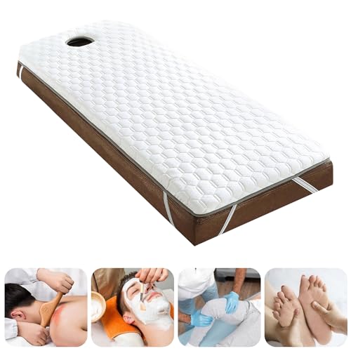 Massagetisch-Kissenauflage Aus Memory-Schaum, Wimpernbett-Matratzenauflage, Rutschfeste Spa-Bettpolsterung, Mit Atemloch Und Elastischen Bändern, Quadratischer/Runder/Trapezförmiger Kopf/5Cm/2.0In/T 7 Massagetisch-Kissenauflage Aus Memory-Schaum, Wimpernbett-Matratzenauflage, Rutschfeste Spa-Bettpolsterung, Mit Atemloch Und Elastischen Bändern, Quadratischer/Runder/Trapezförmiger Kopf/5Cm/2.0In/T 7 von Generic