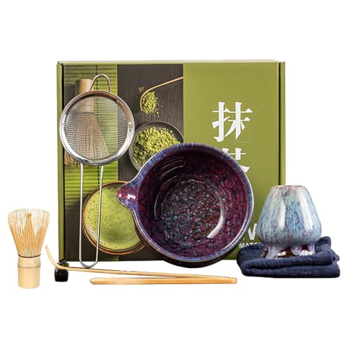 Matcha-Set – Matcha-Schüssel und Schneebesen Set – Teezeremonie-Werkzeuge für morgendliche Ritualpraxis, Meditationsvorbereitung, Wellness-Suchende von Generic