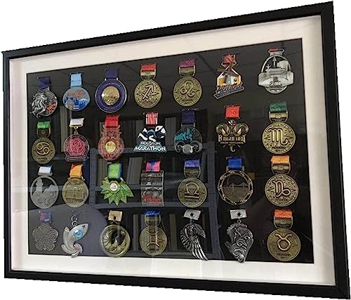 Medaillenrahmen, Medaillen-Sammelrahmen, kann verwendet werden, um auf dem Schreibtisch oder an der Wand aufzuhängen Medaillenrahmen, Medaillen-Sammelrahmen, kann verwendet werden, um auf dem Schreibtisch oder an der Wand aufzuhängen von Generic