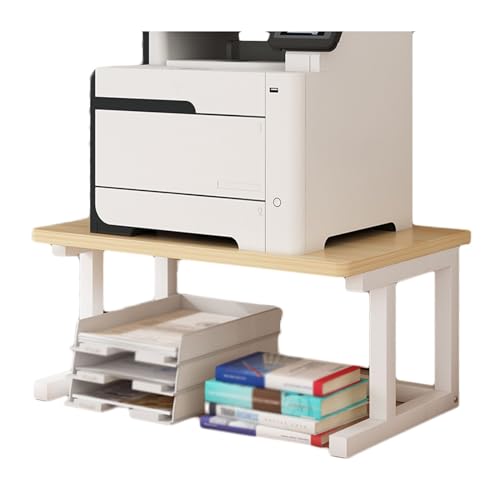 Medienkonsolentisch Komponenten-Rack AV-Medienständer, 2-stufiger CD-Player-Ständer, S-förmiges offenes Lagerregal aus Stahl, AV-Medienständer für Wohnzimmer, Büro, Aufnahmestudio von Generic