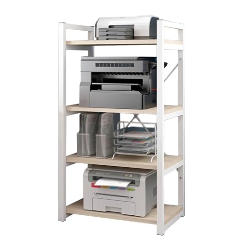 Medienkonsolentisch Videoregal, 4-stufiger AV-Medienständer, bodenstehender Demonstrationswagentisch, Eckregal aus Holz, AV-Medienständer für Wohnzimmer, Theater, Büro, Aufnahmestudio Medienkonsolentisch Videoregal, 4-stufiger AV-Medienständer, bodenstehender Demonstrationswagentisch, Eckregal aus Holz, AV-Medienständer für Wohnzimmer, Theater, Büro, Aufnahmestudio von Generic