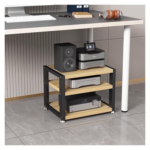 Medienregal Racks Ständer Rackschrank Kleiner Stereo-Receiver-Ständer für Zuhause, Multifunktionscenter Entertainment Media Lautsprecher Video-CD-Player Plattenspieler Möbelständer, Aufbewah Medienregal Racks Ständer Rackschrank Kleiner Stereo-Receiver-Ständer für Zuhause, Multifunktionscenter Entertainment Media Lautsprecher Video-CD-Player Plattenspieler Möbelständer, Aufbewah von Generic