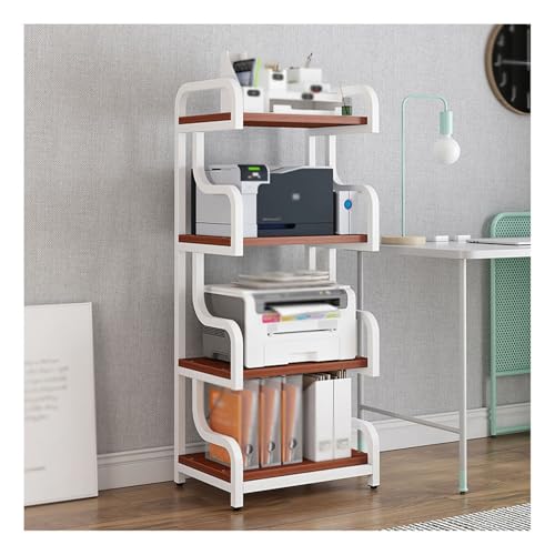 Medienständer Komponenten-Rack, Metall-Medienwagen, AV-Medienständer, 4-stufiger CD-Player-Ständer, offenes Lagerregal für Wohnzimmer, Büro, Konferenzräume, Aufnahmestudio Medienständer Komponenten-Rack, Metall-Medienwagen, AV-Medienständer, 4-stufiger CD-Player-Ständer, offenes Lagerregal für Wohnzimmer, Büro, Konferenzräume, Aufnahmestudio von Generic